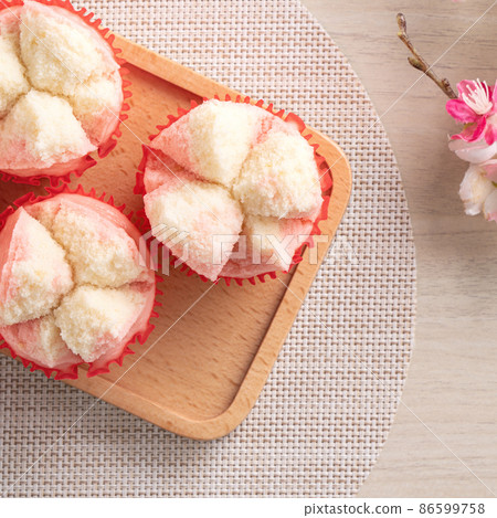 Fa gao steamed spongge cake スポンジケーキ 86599758