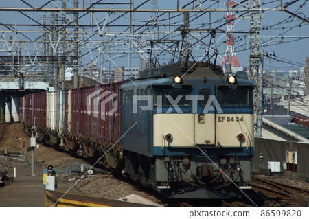 EF64 No. 54 freight train running on the Musashino Line (2459 Les) _ 2007/7/24 Photographed 86599820