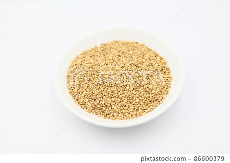 烤芝麻和小盤子 烤芝麻和小盤子 86600379