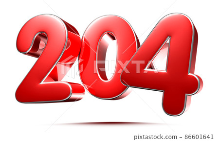 number 204 red. number 204 red. 86601641
