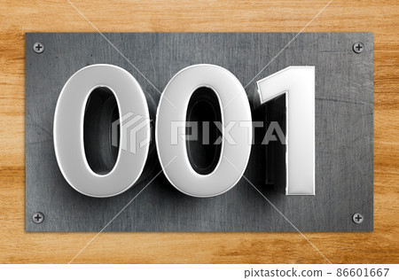 number 001. 86601667