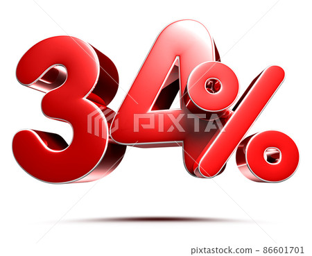 34 percent red. 34 percent red. 86601701