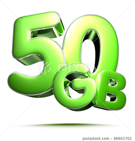 50 Gb green. 86601702