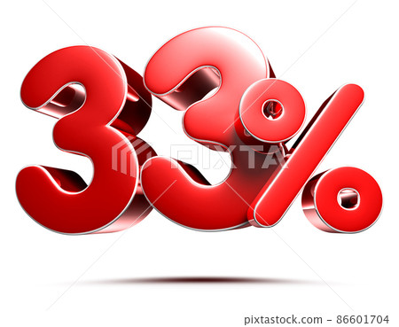 33 percent red. 33 percent red. 86601704