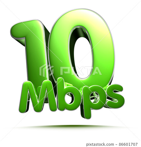 10 Mbps green. 86601707