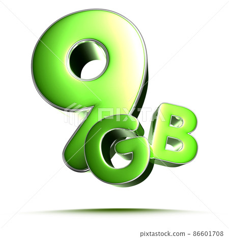 9 Gb green. 86601708