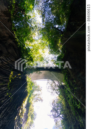 A beautiful bridge that shines naturally 86606615