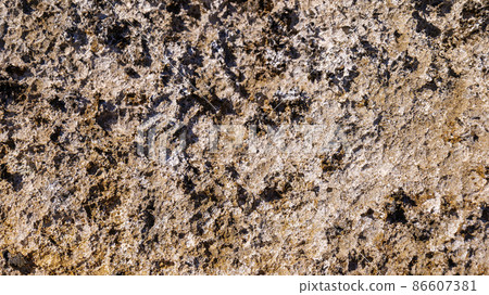background weathered rock surface close-up 86607381