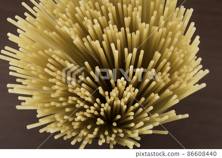 bundle of pasta straws macro photo from the end bundle of pasta straws macro photo from the end 86608440