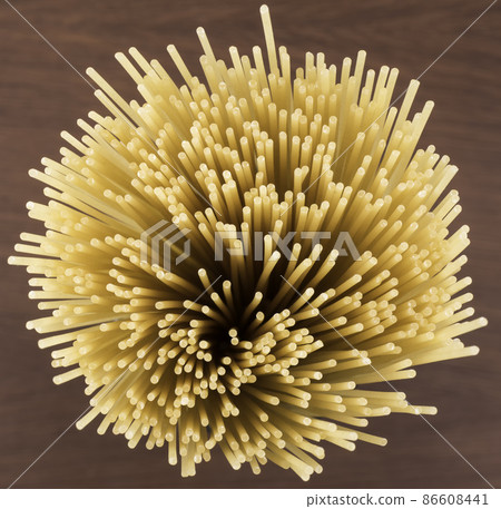 bundle of pasta straws macro photo from the end bundle of pasta straws macro photo from the end 86608441