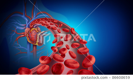 Heart Blood Circulation Heart Blood Circulation 86608659