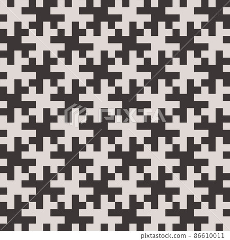 Black and White Pixel Seamless Pattern Black and White Pixel Seamless Pattern 86610011