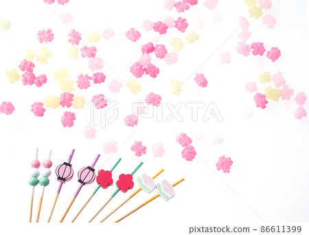 Hinamatsuri peach festival image background material 86611399