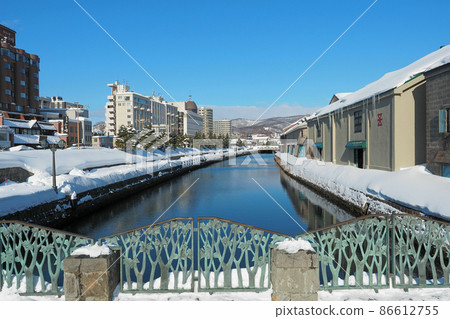 Winter of Otaru Otaru Canal 86612755