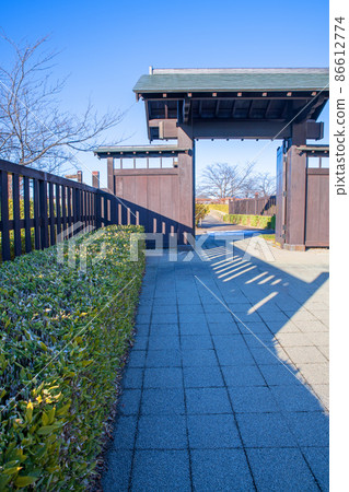 仲冬難波城公園 大手門學院 富士見市 仲冬難波城公園 大手門學院 富士見市 86612774