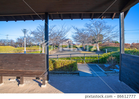 Midwinter Nanbata Castle Park Azumaya to Kuruwa 3 direction Fujimi City 86612777