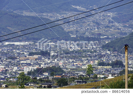 View around Enzan, Koshu City, Yamanashi Prefecture 86614056