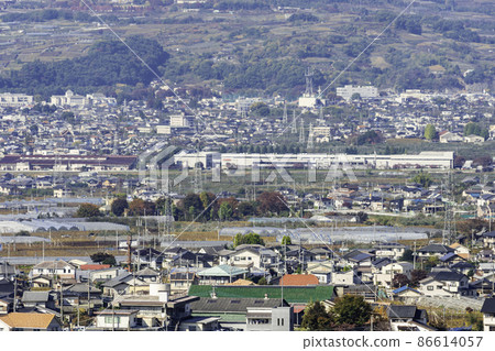 View around Enzan, Koshu City, Yamanashi Prefecture 86614057