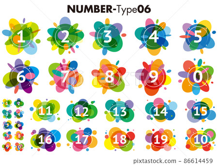 Number-06 - Stock Illustration [86614459] - PIXTA