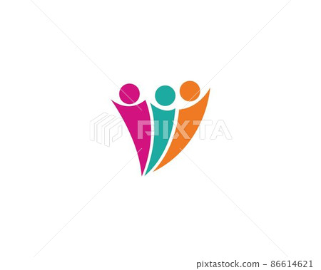 Teamwork vector icon 86614621