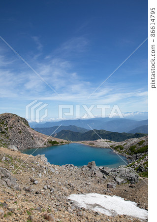 [Ishikawa Prefecture/Gifu Prefecture, August] Hakusan Mountain Range, Midorigaike Pond 86614795