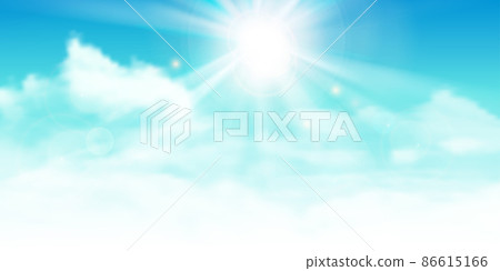 天空雲彩風景背景 86615166
