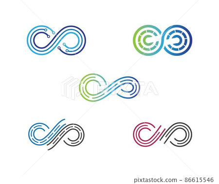 Infinity vector icon - Stock Illustration [86615546] - PIXTA