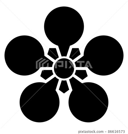 It is the family crest of Toshiie Maeda, Keiji, and Toshika. It is called Kaga Umebachi. 86616573