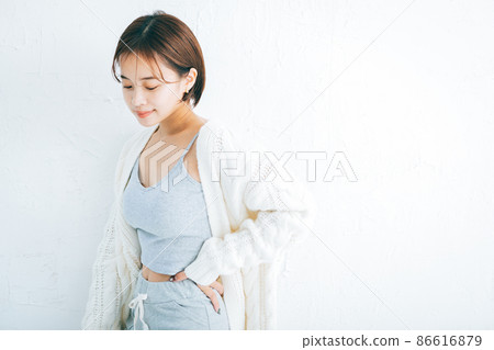 Skin care and diet image for young women 86616879