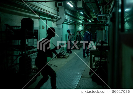 Dark Hall with Zombies Dark Hall with Zombies 86617026