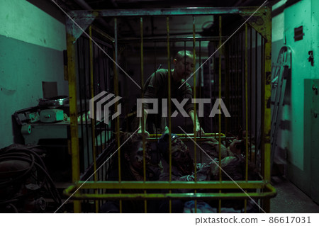 Zombie Apocalypse Scene Zombie Apocalypse Scene 86617031