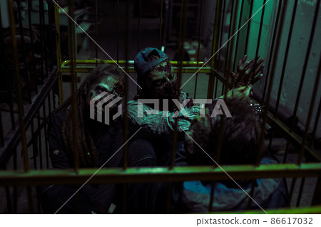 Zombies in Metal Cage Zombies in Metal Cage 86617032