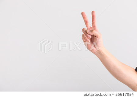 Peace Sign Rock-paper-scissors 86617084