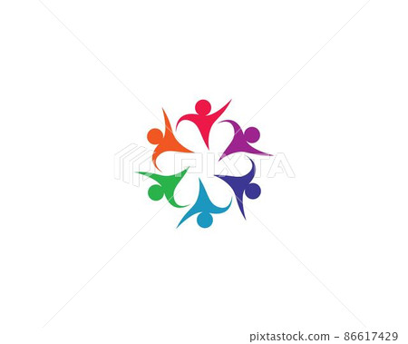 Teamwork vector icon 86617429
