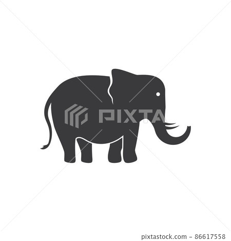 Elephant logo illustration 86617558