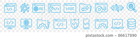 programming, icon, icons 86617890