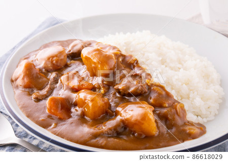 Curry and rice Curry and rice 86618029