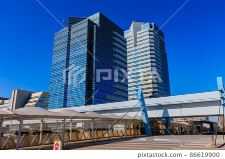 Cityscape of Ariake, Koto-ku, Tokyo Ariake Frontier Building and Yurikamome Cityscape of Ariake, Koto-ku, Tokyo Ariake Frontier Building and Yurikamome 86619900