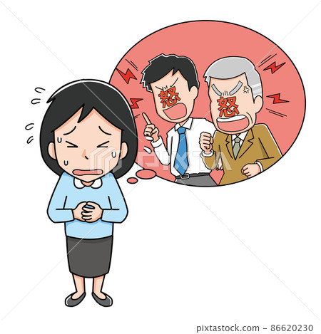 害怕生氣的女人 86620230