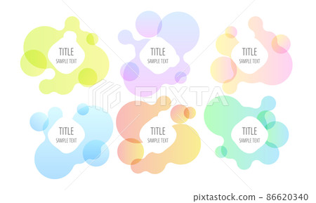 Gradation water drop title treatment Gradation water drop title treatment 86620340