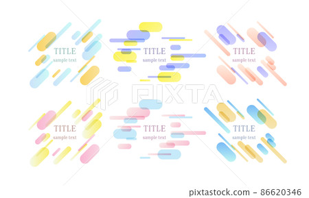 漂亮的顏色標題處理 86620346