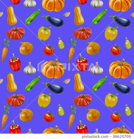 Violet seamless vegetable background Violet seamless vegetable background 86620709
