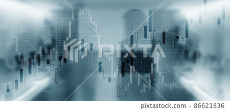 Stock market chart. Abstract background for presentation Stock market chart. Abstract background for presentation 86621836