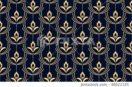 Flower geometric pattern. Seamless vector... - Stock Illustration ...