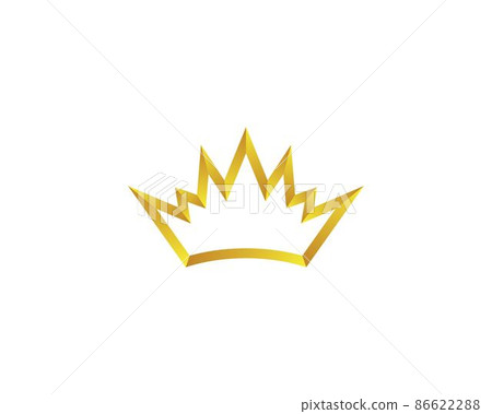 Crown vector icon 86622288