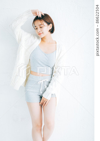 Skin care and diet image for young women 86622504