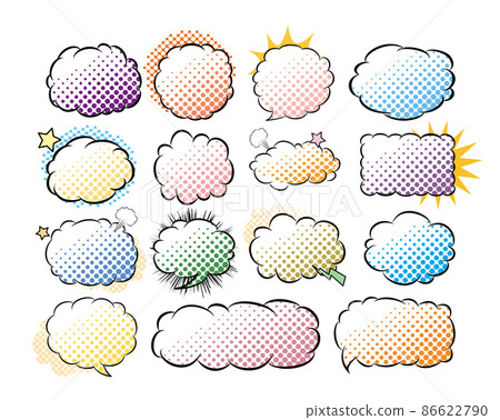 American comic style bomb balloon American comic style bomb balloon 86622790