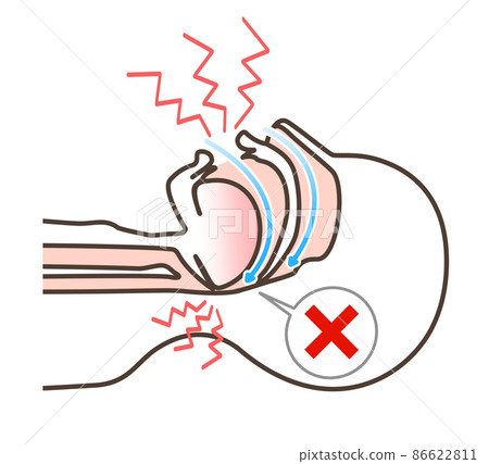 Illustrated illustration of snoring Illustrated illustration of snoring 86622811