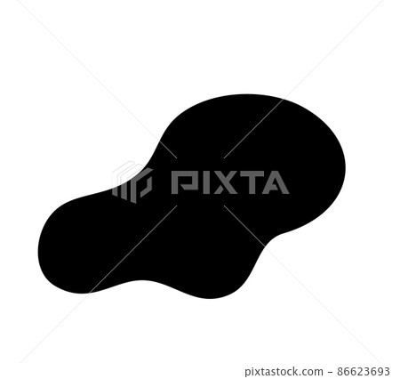 Drop of liquid vector illustration isolated on white 86623693