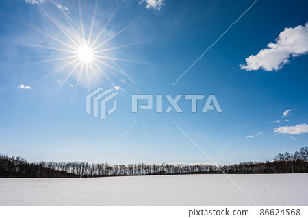 Winter scenery of Kamishihoro 86624568